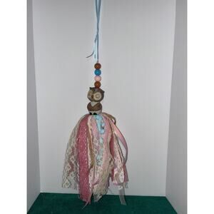 Girl Owl shaker tassel exclusively by Sugar's Handcrafted Creations